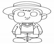 Coloriage Dudley Dursley Funko Pop