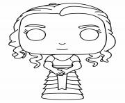 Coloriage Hermione Robe De Bal Funko Pop