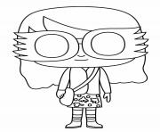 Coloriage Luna Lovegood Funko Pop