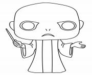 Coloriage Voldemort Funko Pop