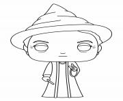 Coloriage Minerva Funko Pop