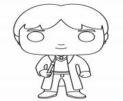 Coloriage Ron Weasley Funko Pop