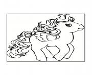 Coloriage poney aile de princesse