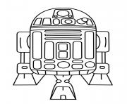 Coloriage R2 D2 Star Wars