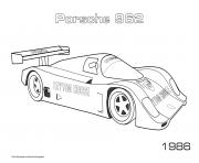 Coloriage Porche 962 1986