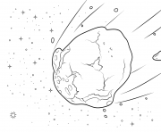 Coloriage asteroid