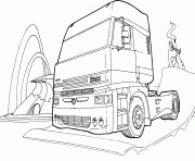 Coloriage camion Skoda