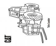 Coloriage tele loader camion