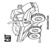 Coloriage articulated camion