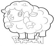 Coloriage Wooloo Pokemon