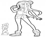 Coloriage Nessa Pokemon Sword and Shield