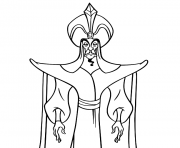 Coloriage jafar disney halloween