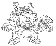 Coloriage overwatch Torbjorn