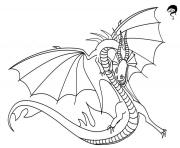 Coloriage death song dragon