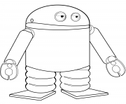 Coloriage android robot