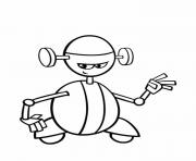 Coloriage robot nouvelle generation