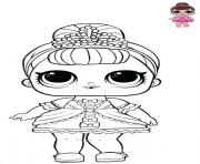 Coloriage Princess LOL surprise pink dress