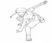 Coloriage Neji Hyuga was a shinobi of Konohagakures Hyuga clan