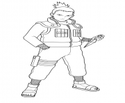 Coloriage Shikamaru Nara is a shinobi of Konohagakures Nara clan