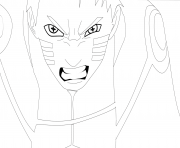 Coloriage naruto hokage