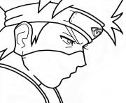 Coloriage kakashi hatake