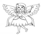 Coloriage fille 8 ans fee des neiges