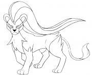 Coloriage nemelios pokemon version femelle