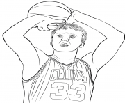 Coloriage larry bird