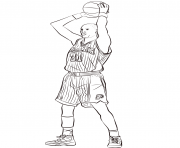 Coloriage reggie miller