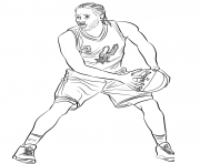 Coloriage kawhi leonard