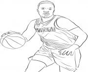 Coloriage damian lillard