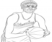 Coloriage kareem abdul jabbar