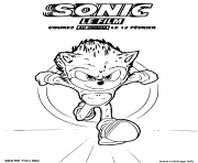 Coloriage sonic the hedgehog