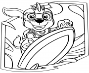 Coloriage Zuma Mighty Pups super patrouille