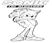 Coloriage Sonic The Hedgehog 2020 for kids