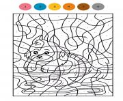 Coloriage chat magique mignon