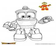 Coloriage Duck Robot Train