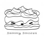 Coloriage sammy smores