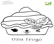 Coloriage Nilla Froyo from Num Noms Season 2