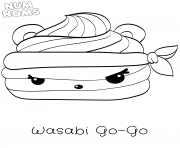 Coloriage Wasabi Go Go from Series 2 Num Noms