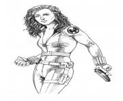 Coloriage realistic black widow