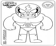 Coloriage brawl stars el primo