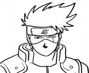 Coloriage Kakashi Hatake Naruto