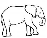 Coloriage elephant afrique australe