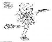 Coloriage My Little Pony Equestria Girls Fluttershy Princess