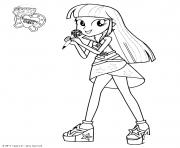 Coloriage My Little Pony Equestria Girls Twilight