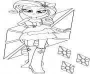 Coloriage Rarity in Equestria Girls