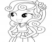 Coloriage sweetie belle equestria girls