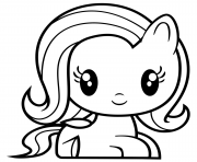 Coloriage Little Pony Fluttershy