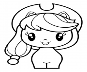 Coloriage MLP Cutie Mark Crew Applejack